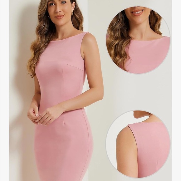 NWT- Pale Pink Elegant 
 Sleeveless Dress
MSRP$ 37 - Picture 6 of 11